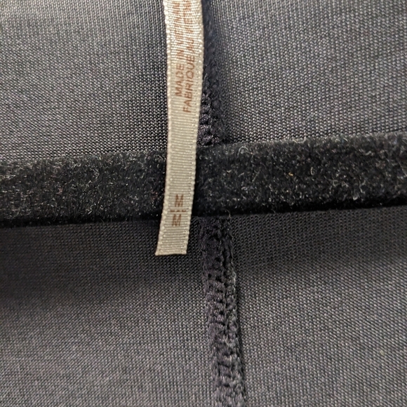 Free People Black Asymmetrical Ruched Blouse Modal Blend. Med - Picture 6 of 11